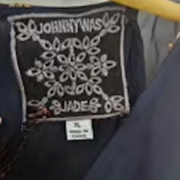 JOHNNY WAS Embroidered flowy tiered Dress-Perfect for Wedding/any Occasion-XL - Picture 3 of 12